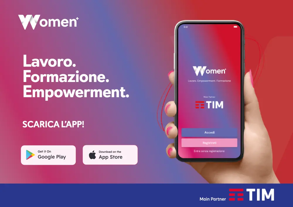 Tim lancia Women Plus, app dedicata alle donne per cercare lavoro ...